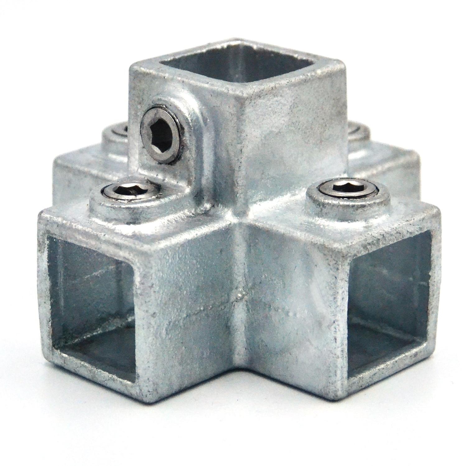 Doos 4-weg kruisstuk - vierkant - 25 mm (30 stuks)